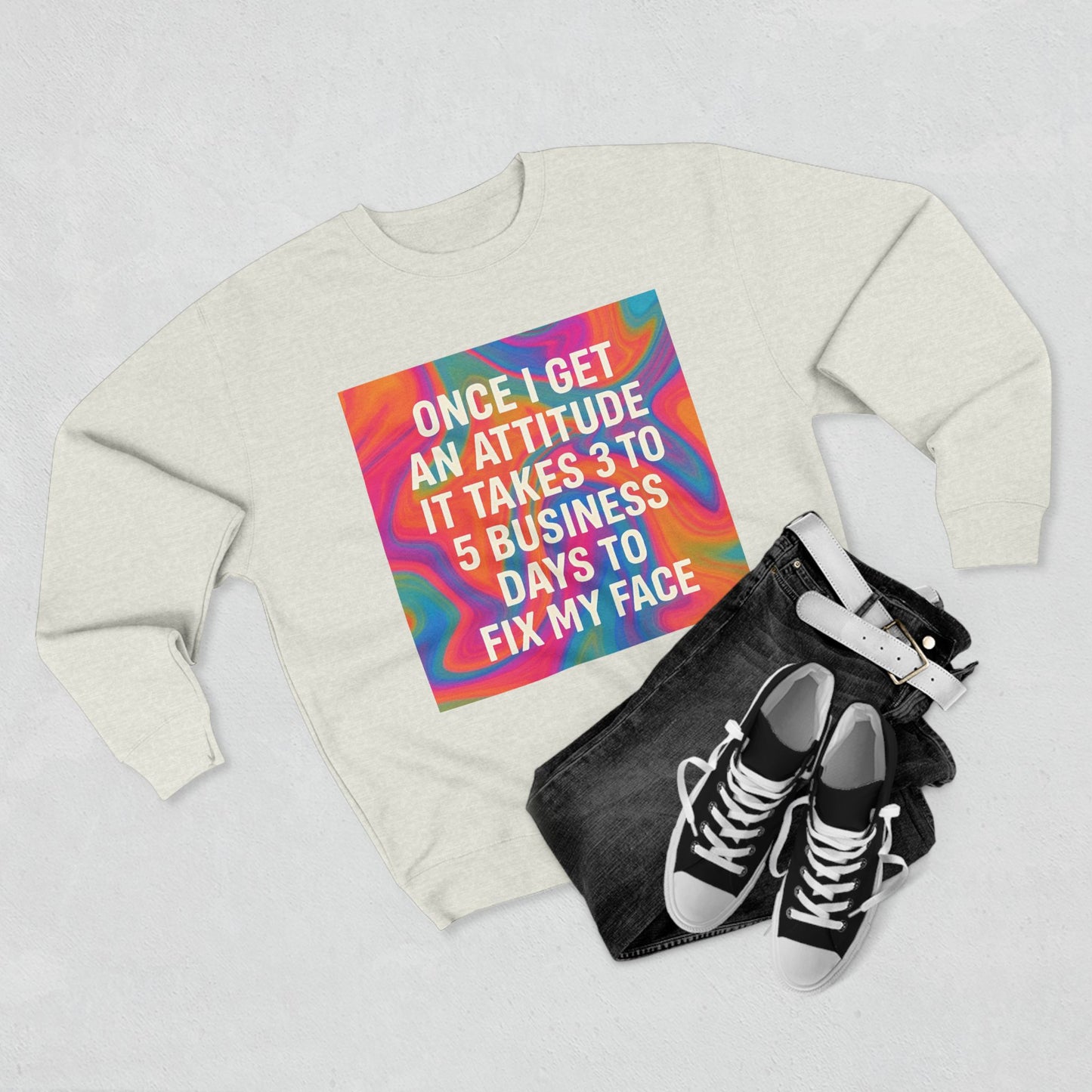 Fix My Face Unisex Crewneck Sweatshirt
