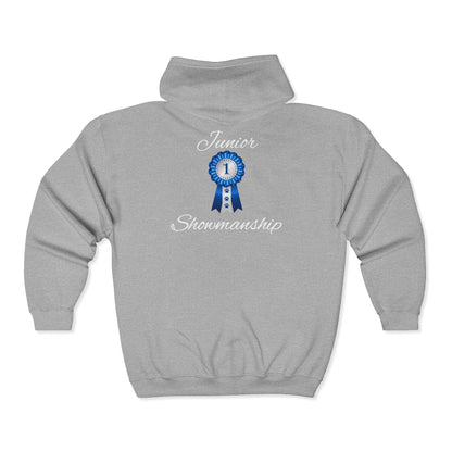 Junior Showmanship Unisex Full Zip Hoodie