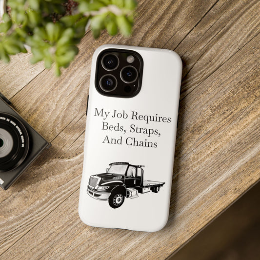 Beds, Straps, And Chains iPhone Case