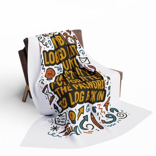 Logged Out Arctic Fleece Blanket