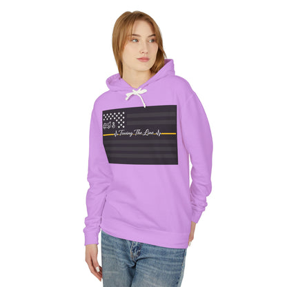 Thin Yellow Line Unisex Lightweight Hoodie