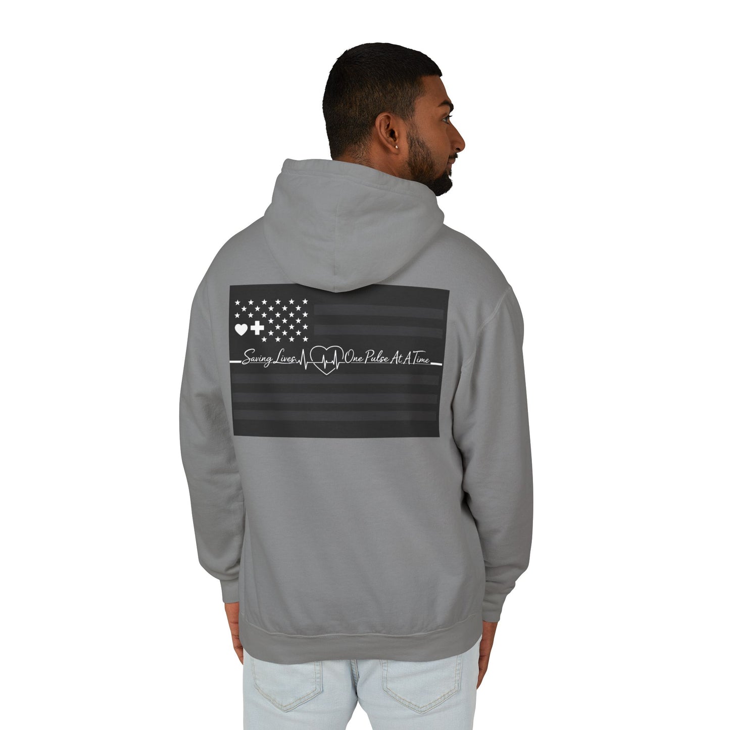 Thin White Line Unisex Lightweight Hoodie