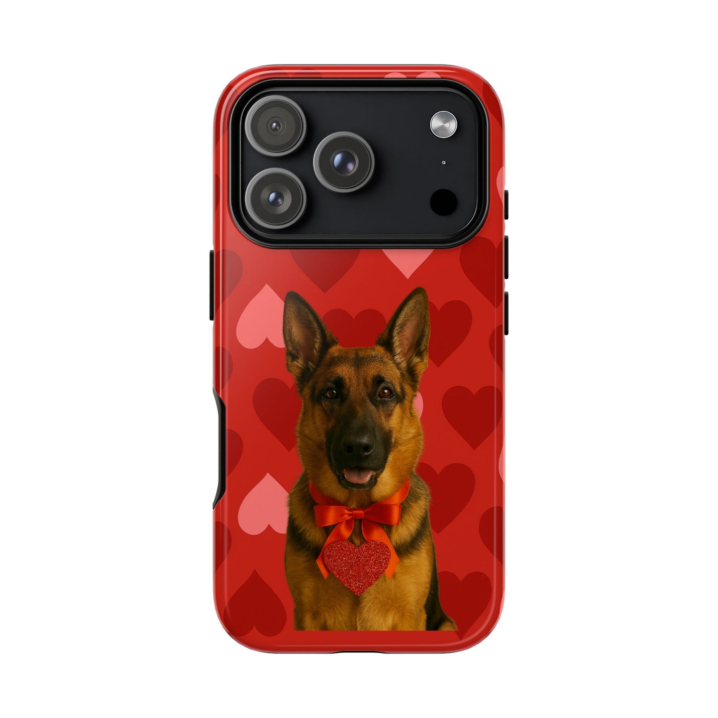 Cupid's Companion German Shepherd iPhone Case