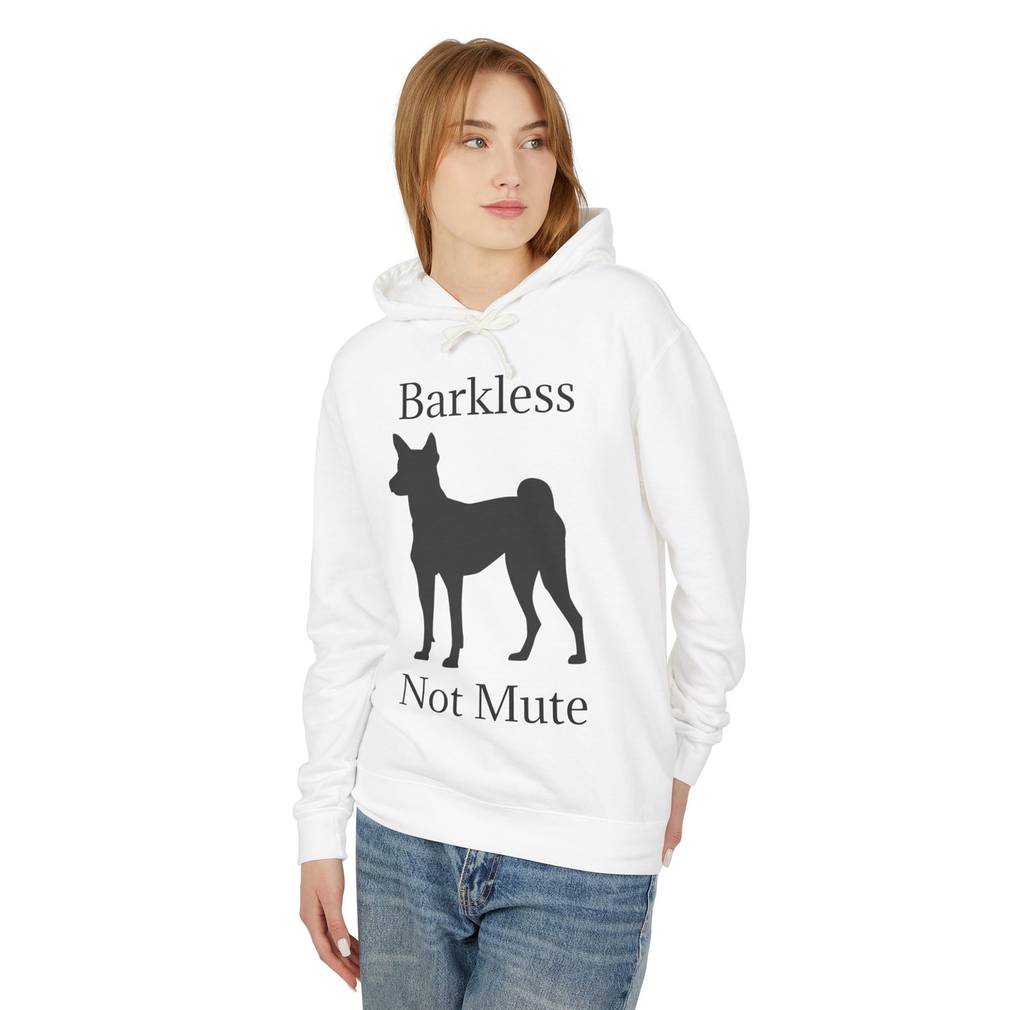 Barkless Not Mute Unisex Lightweight Hoodie