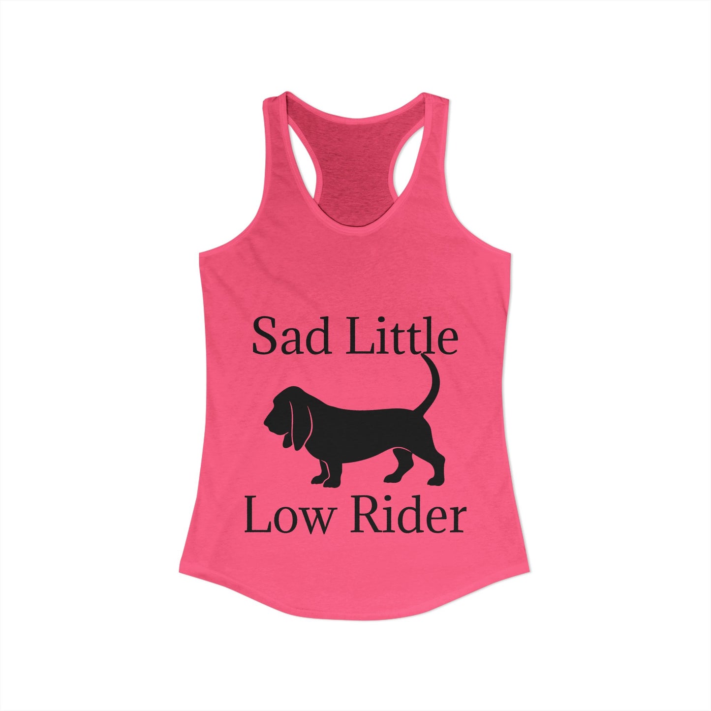 Sad Little Low Rider Women's Racerback Tank