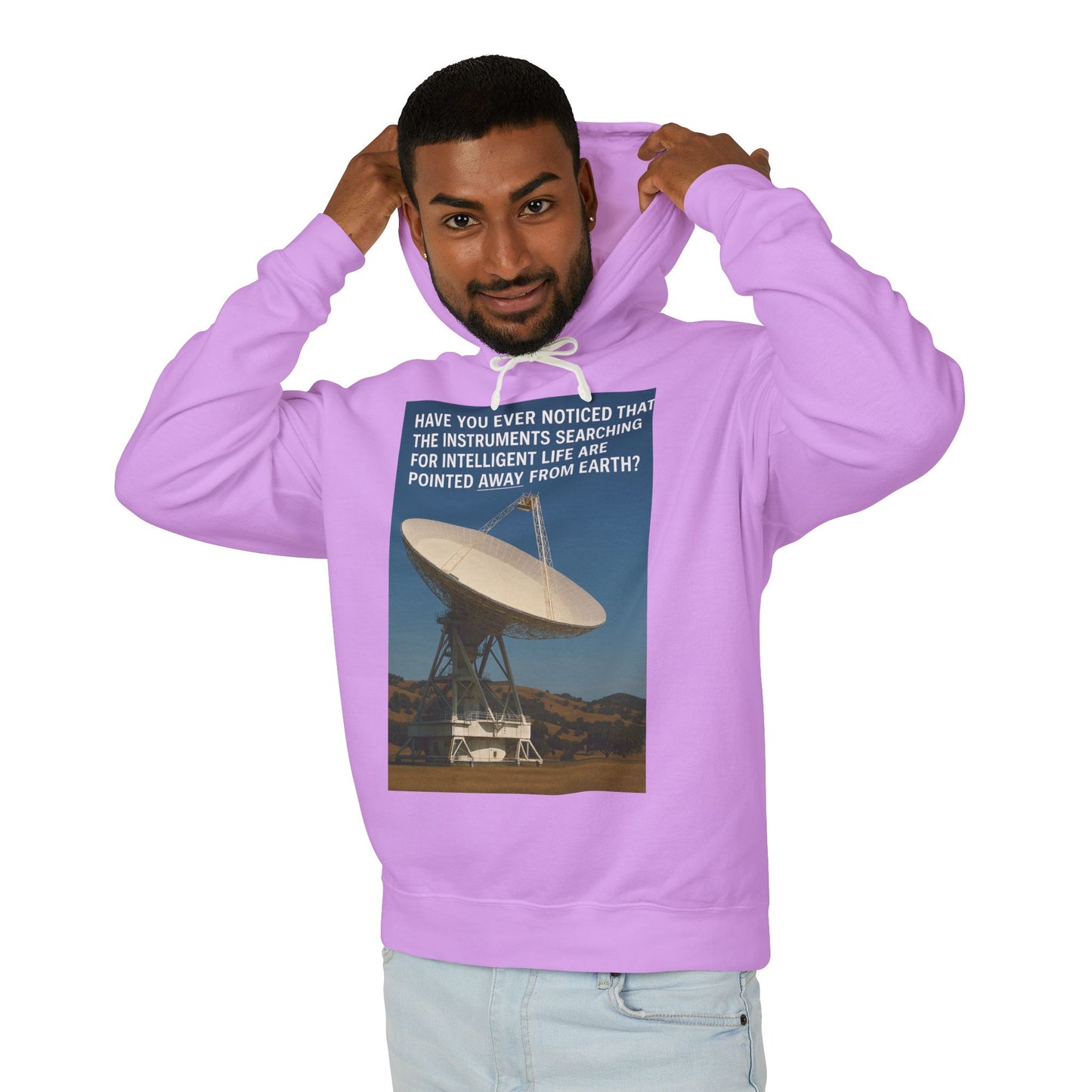 Intelligent Life Unisex Lightweight Hoodie