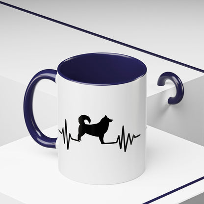 My Heart Beats For Malamutes 2-Tone Coffee Mug