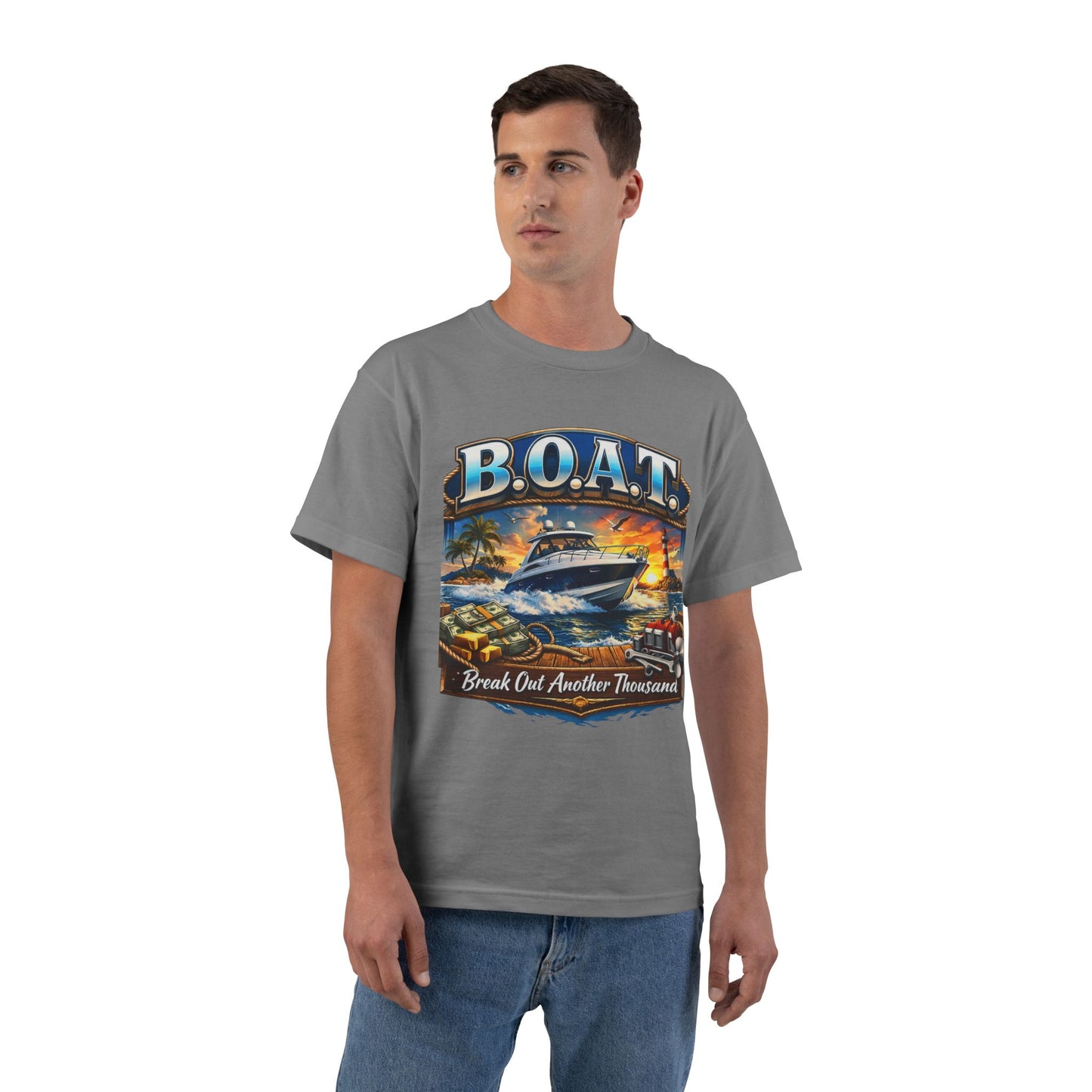 B.O.A.T. Men's Short-Sleeve Crewneck Tee
