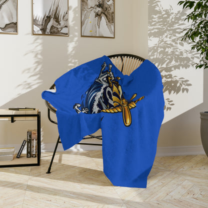 Helm Yeah Velveteen Microfiber Blanket