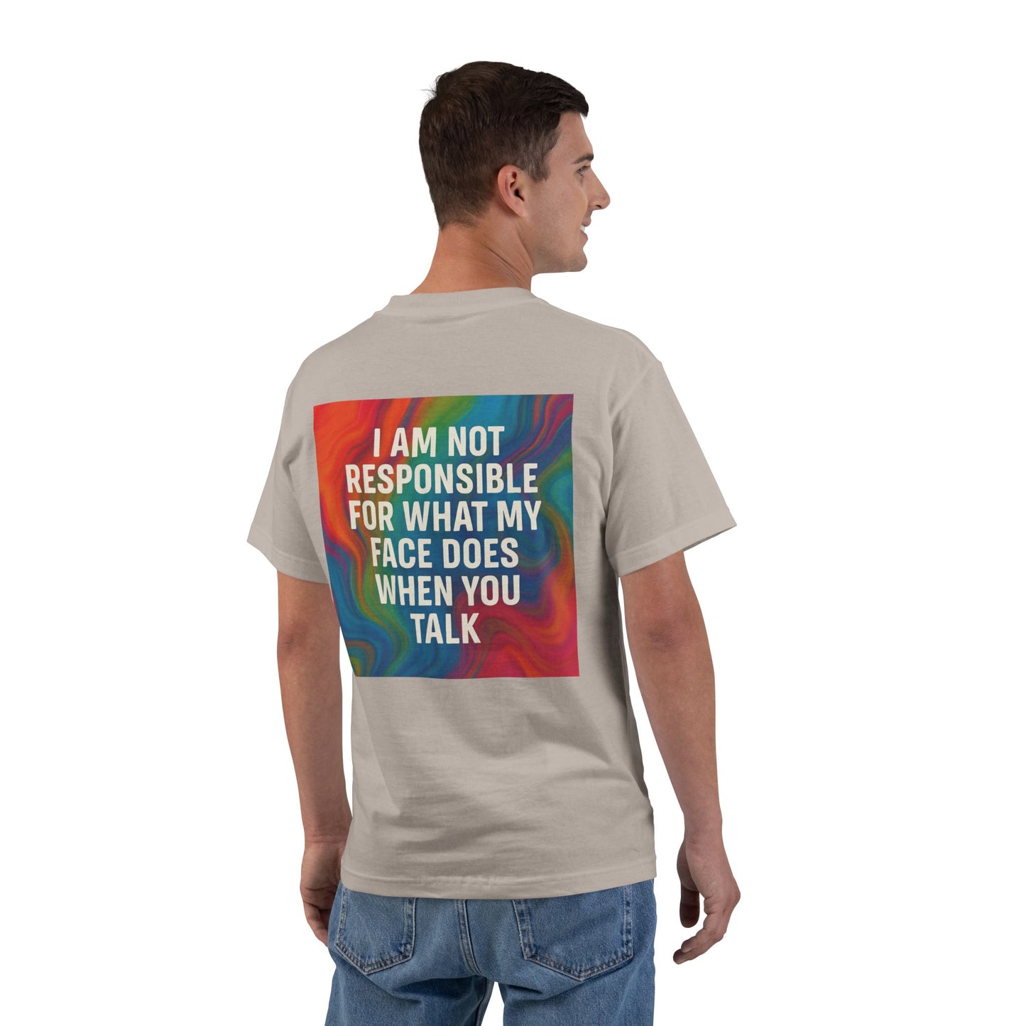 When You Talk Men's Short-Sleeve Crewneck Tee