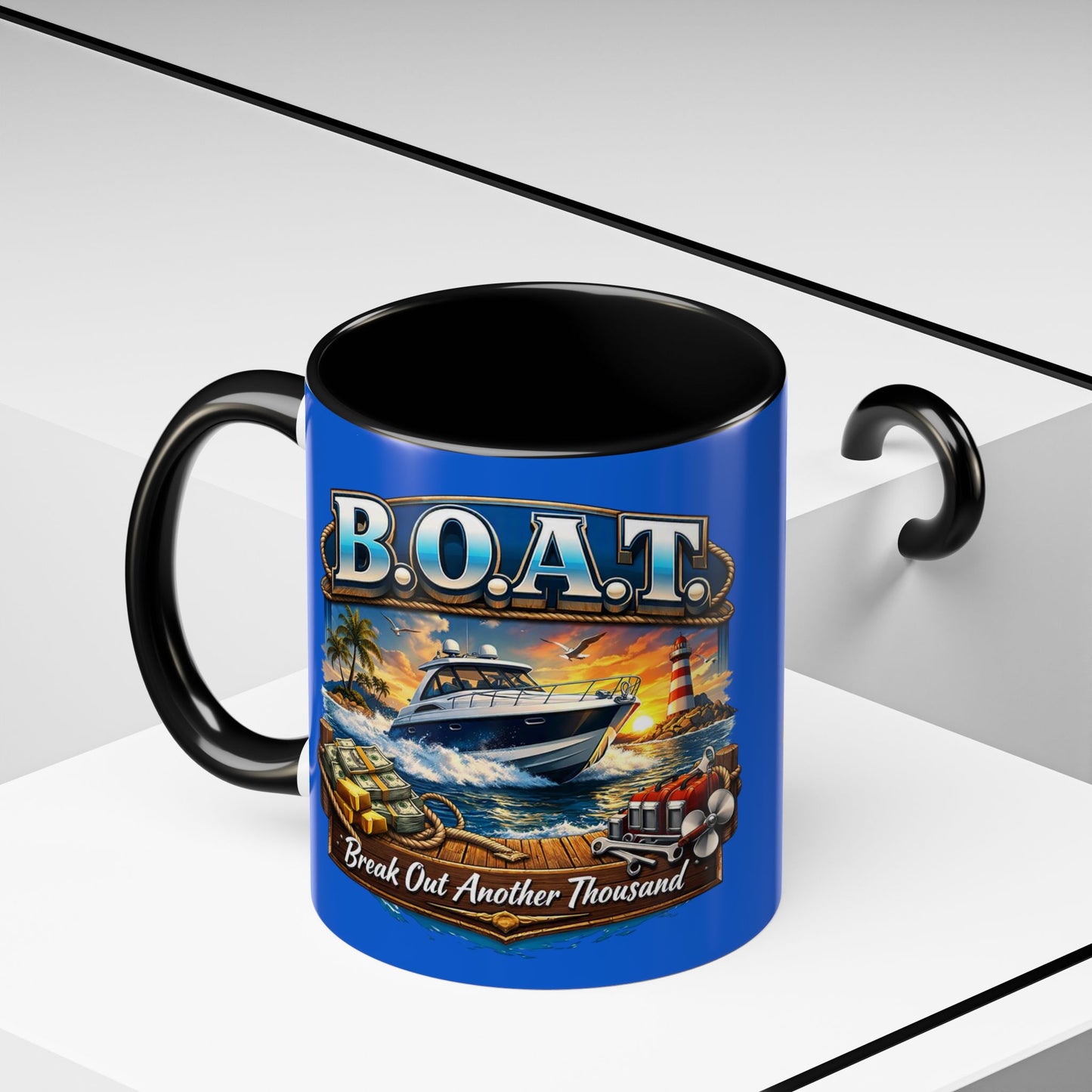 B.O.A.T. 2-Tone Coffee Mug