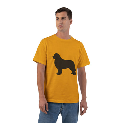 Newfie Silhouette Men's Short-Sleeve Crewneck Tee