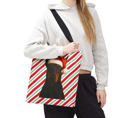 Santa Paws Doberman Tote Bag