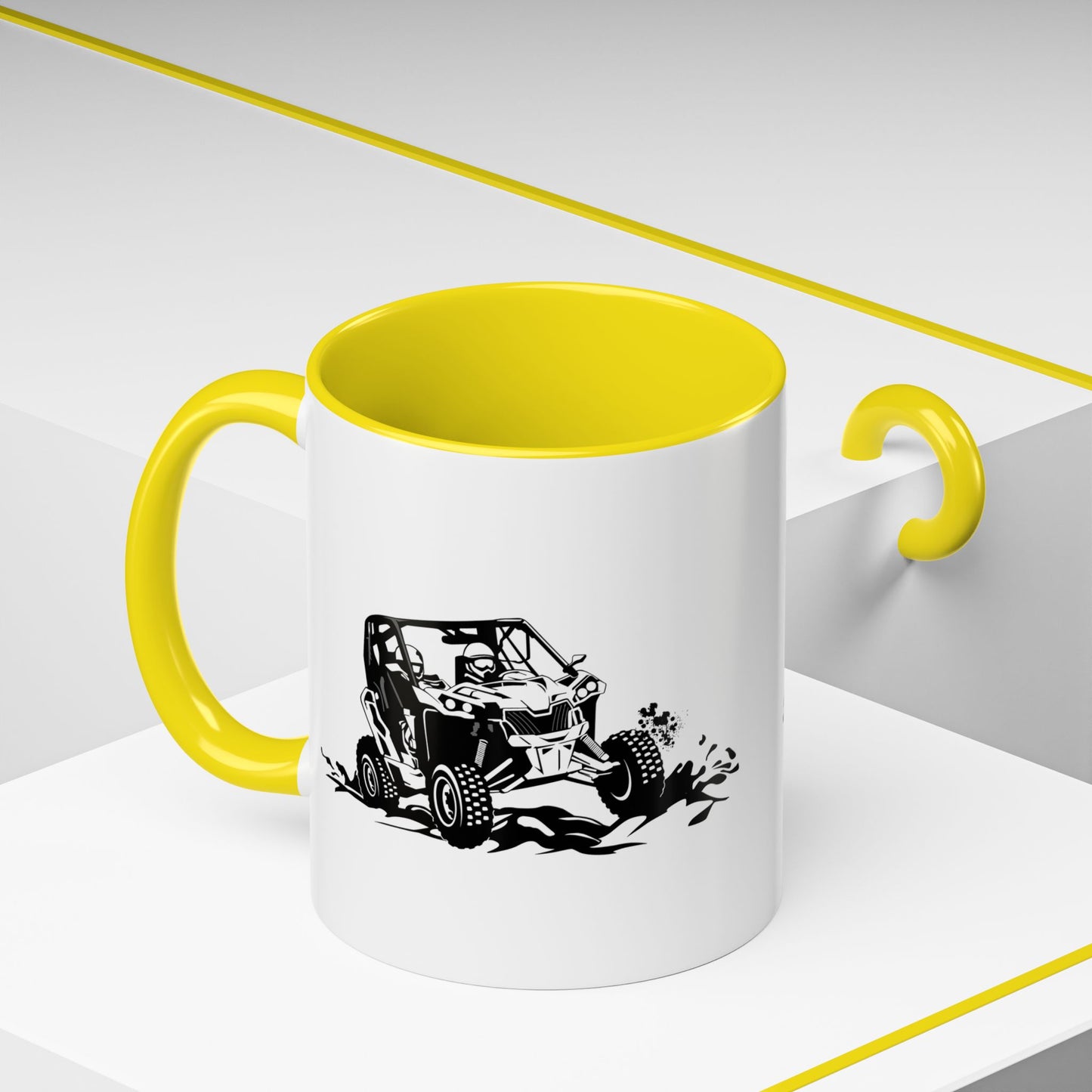 Slingin' Mud Side By Side 2-Tone Coffee Mug