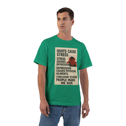 Stupid People Men's Short-Sleeve Crewneck Tee