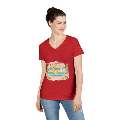 Sun Kissed Women's V-Neck T-Shirt