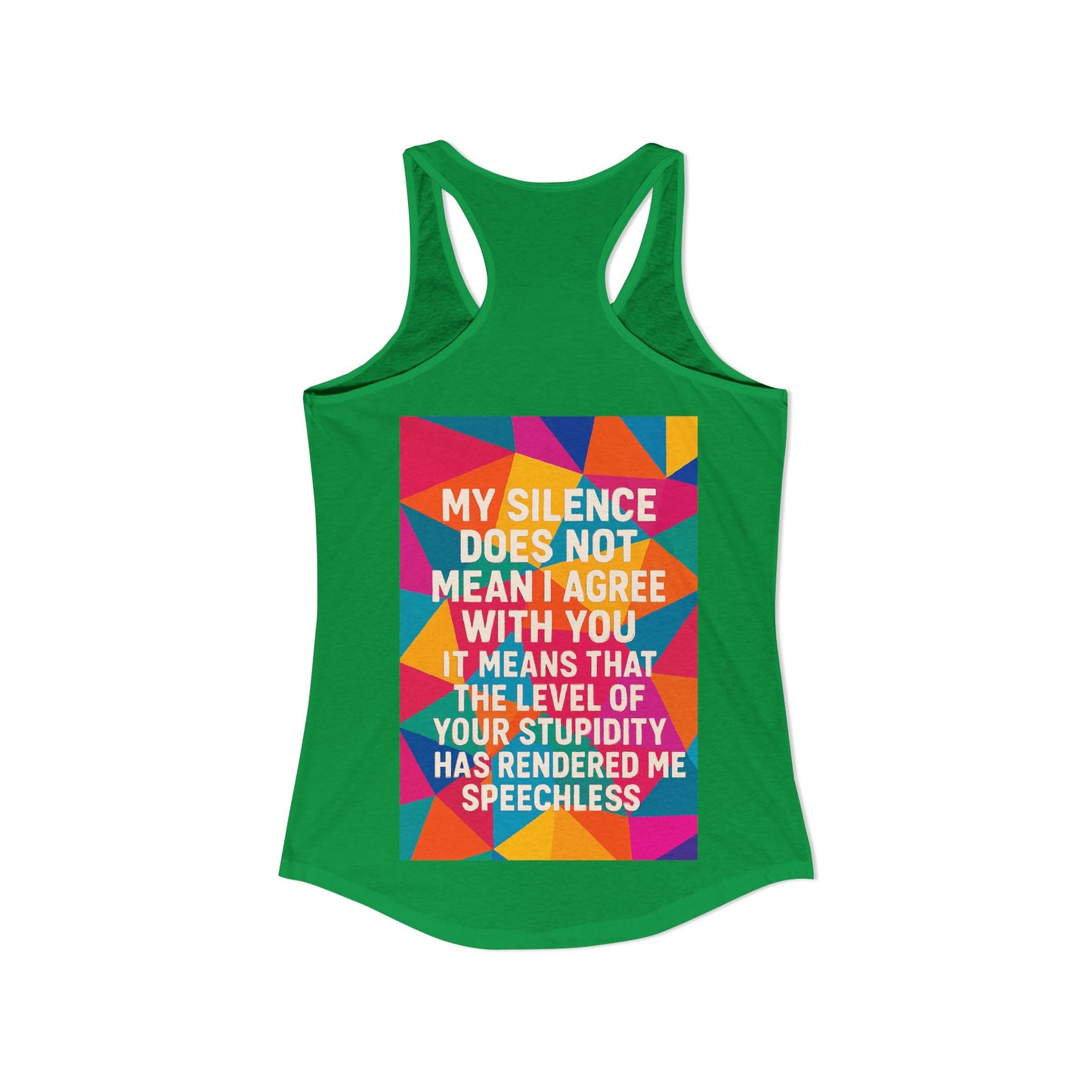 Speechless Women's Racerback Tank