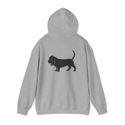 Basset Silhouette Unisex Hoodie