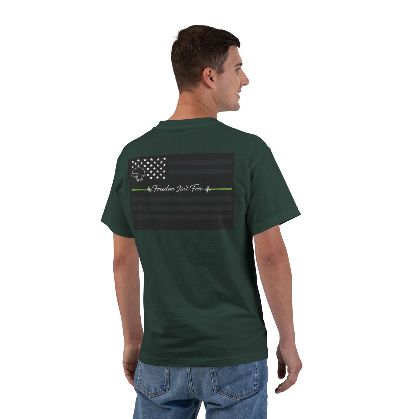 Thin Green Line Men's Short-Sleeve Crewneck Tee