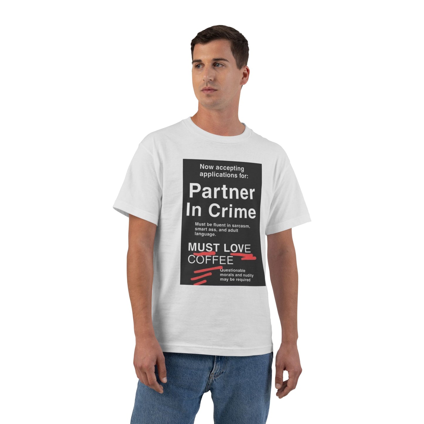 Partner In Crime Men's Short-Sleeve Crewneck Tee