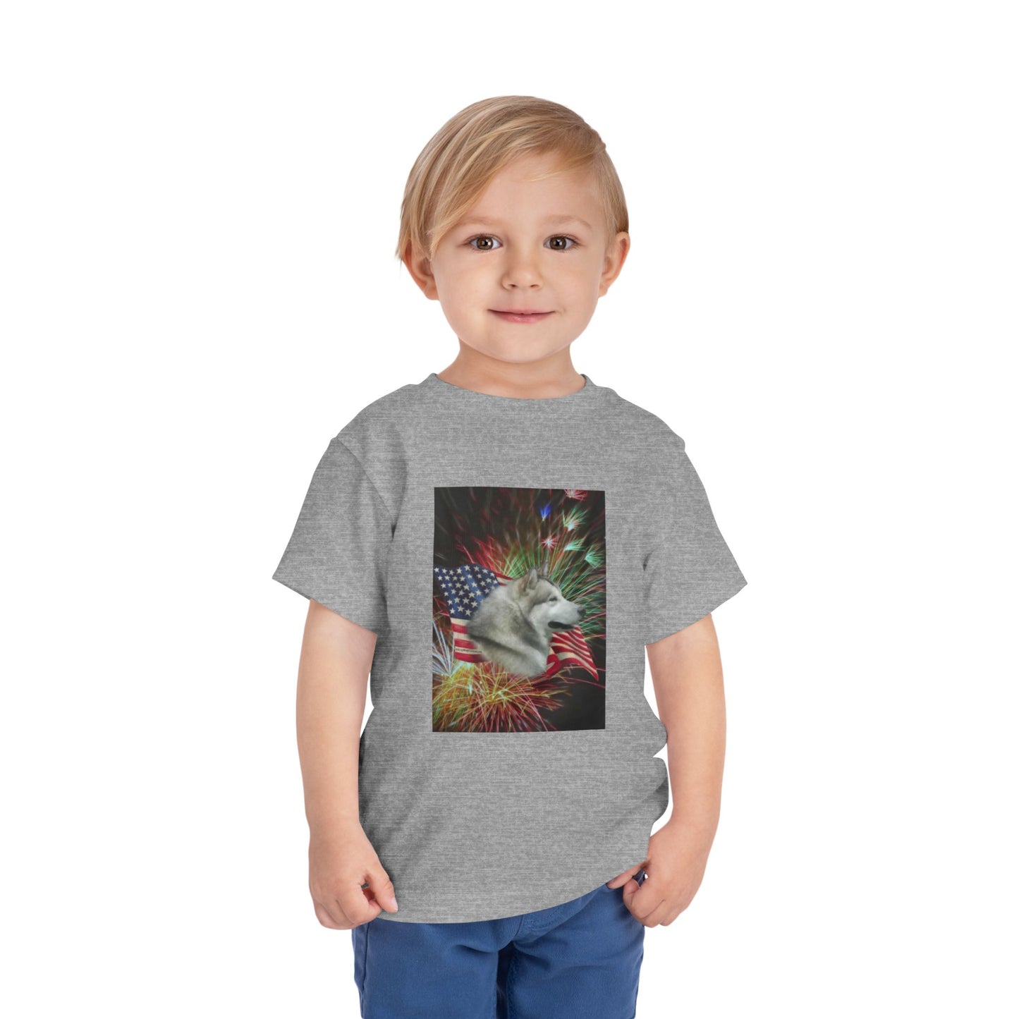 American Malamute Toddler Unisex Short Sleeve Crewneck Tee