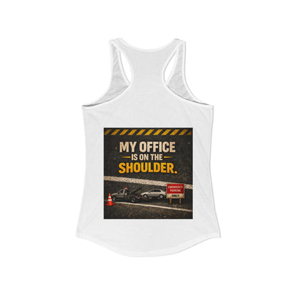My Office Women's Racerback Tank