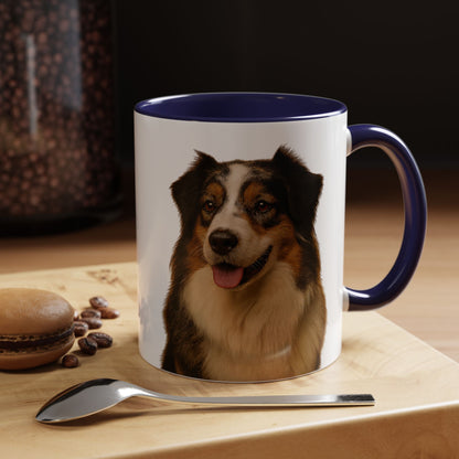 Aussie Head 2-Tone Coffee Mug