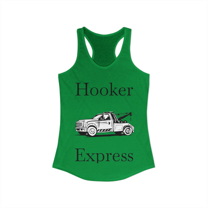 H**ker Express Wheel Lift Tow Truck Women's Racerback Tank