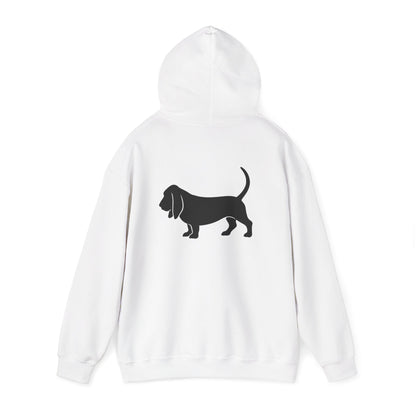 Basset Silhouette Unisex Hoodie