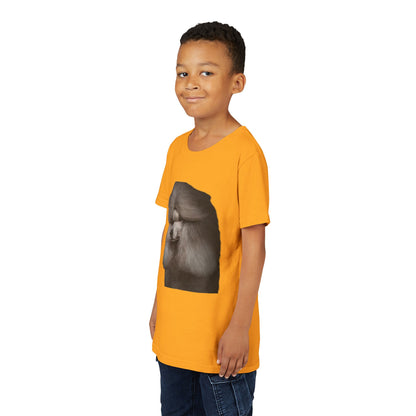 Poodle Head Youth Unisex Short Sleeve Crewneck Tee