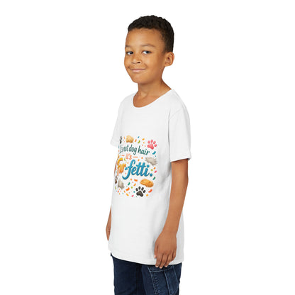 Fur-Fetti Dog Youth Unisex Short Sleeve Crewneck Tee