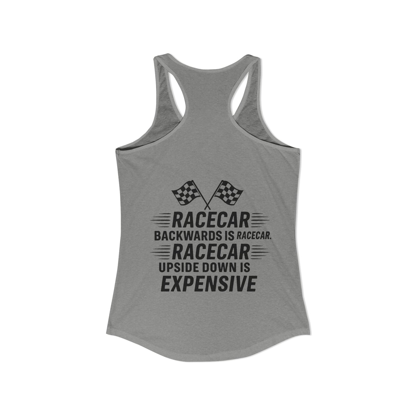 Racecar Backwards Women's Racerback Tank