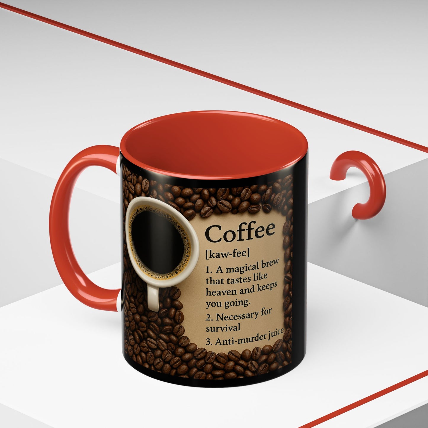 Coffee Definition 2-Tone Coffee Mug