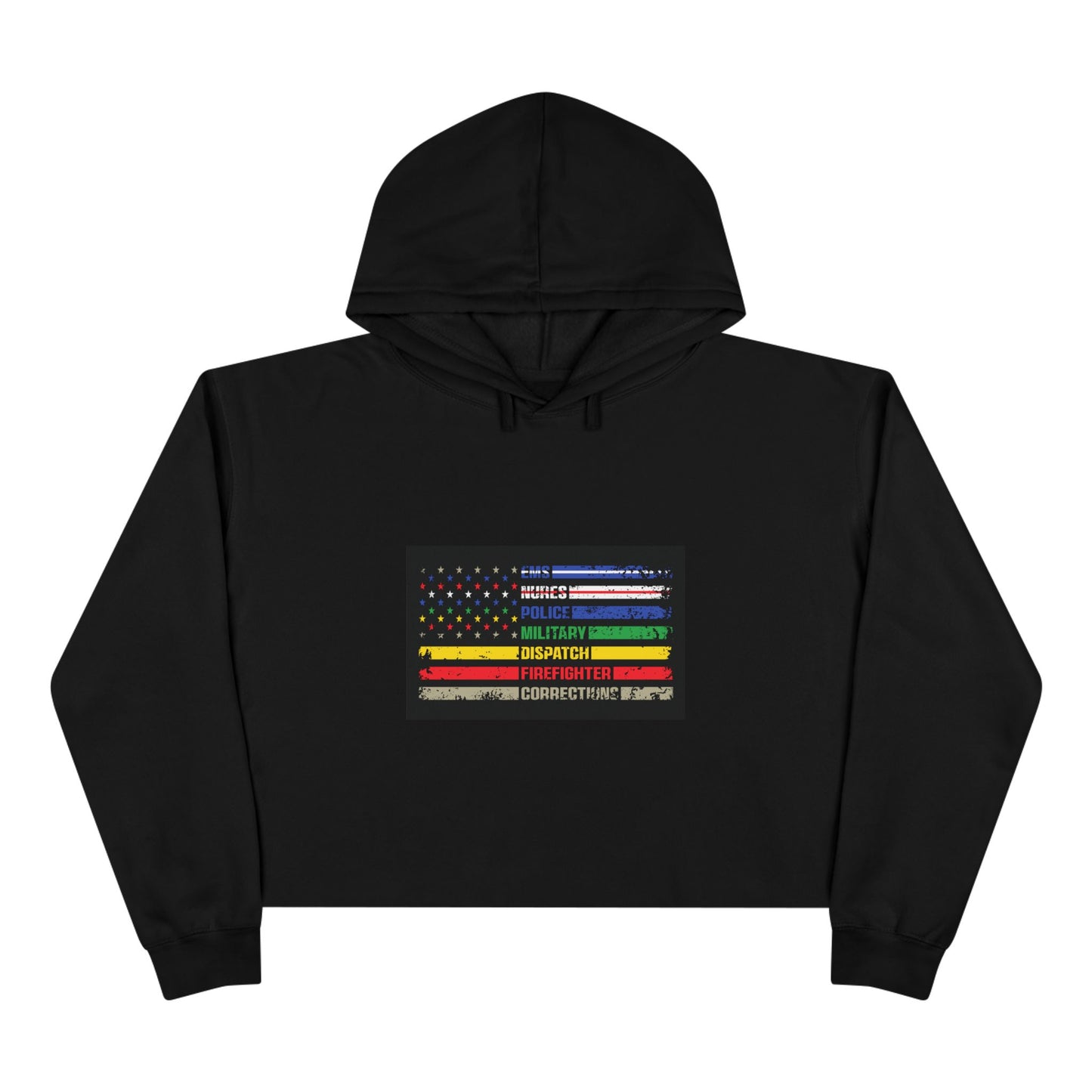 First Responder Women's Crop Hoodie