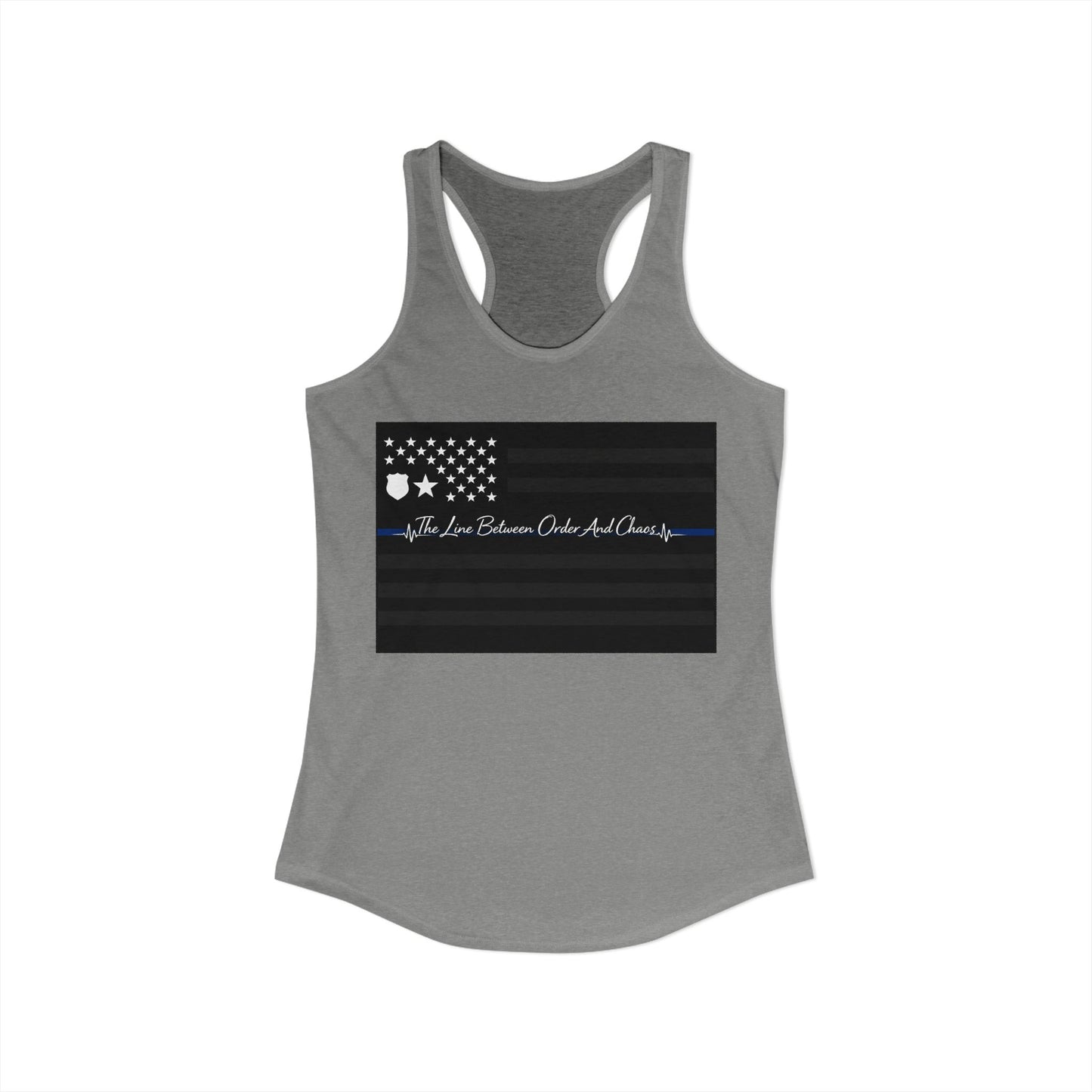 Thin Blue Line Women's Racerback Tank