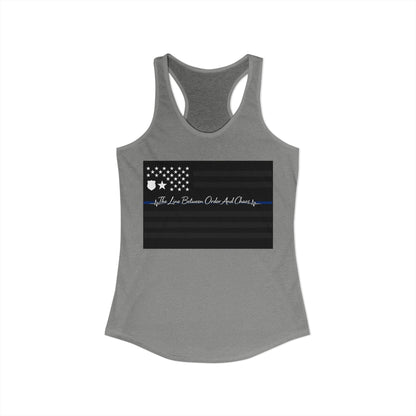 Thin Blue Line Women's Racerback Tank