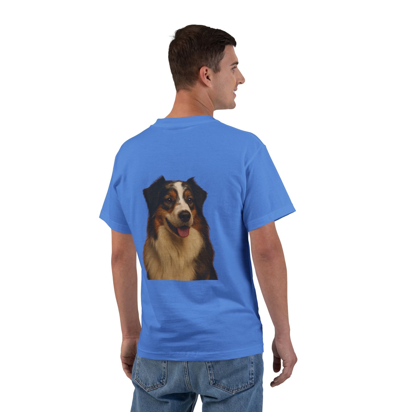 Aussie Head Men's Short-Sleeve Crewneck Tee