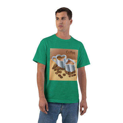 Coffee With Love Men's Short-Sleeve Crewneck Tee
