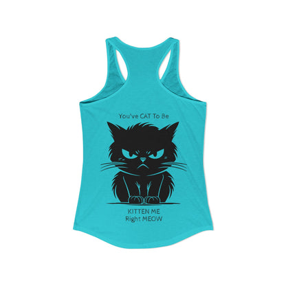 KITTEN Me Women's Racerback Tank