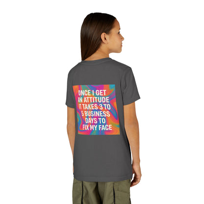Fix My Face Youth Unisex Short Sleeve Crewneck Tee