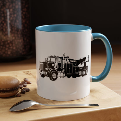 Heavy Tow Truck 2-Tone Coffee Mug