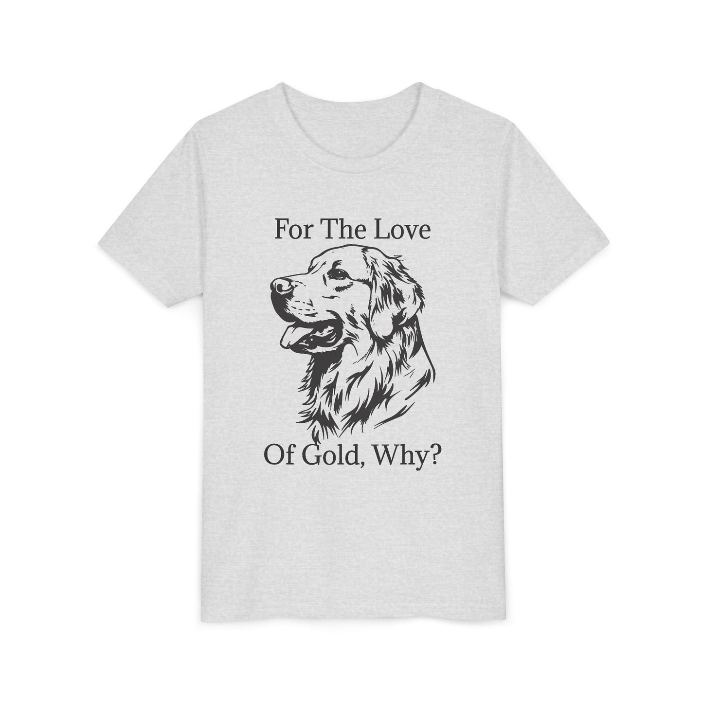 For The Love Of Gold Youth Unisex Short Sleeve Crewneck Tee