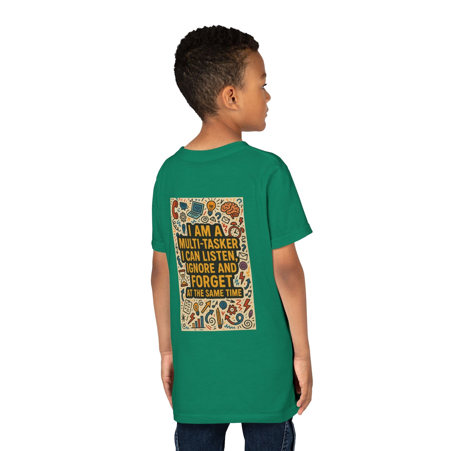 Multi-Tasker Youth Unisex Short Sleeve Crewneck Tee