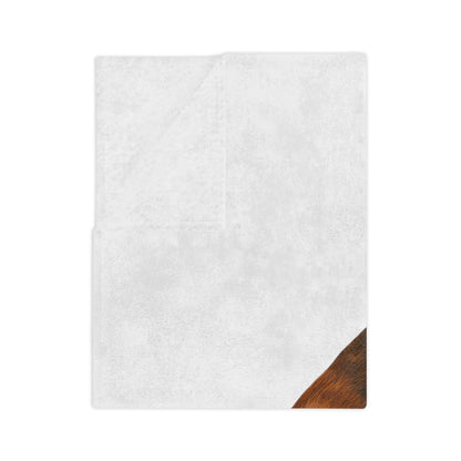 Tracking You Velveteen Microfiber Blanket