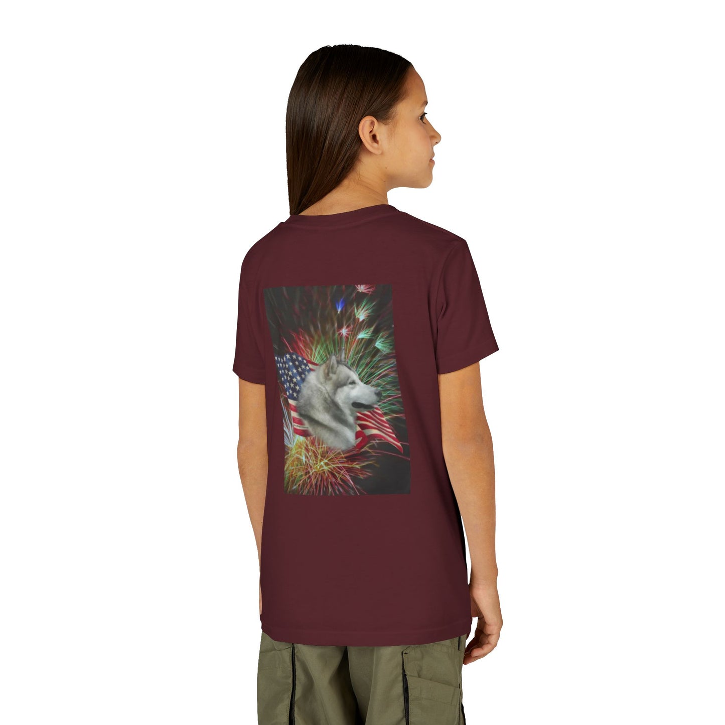 American Malamute Youth Unisex Short Sleeve Crewneck Tee