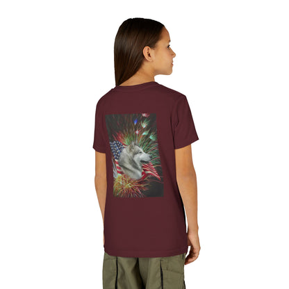 American Malamute Youth Unisex Short Sleeve Crewneck Tee