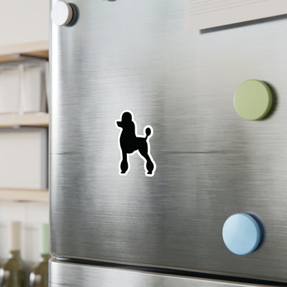 Poodle Silhouette Vinyl Decal