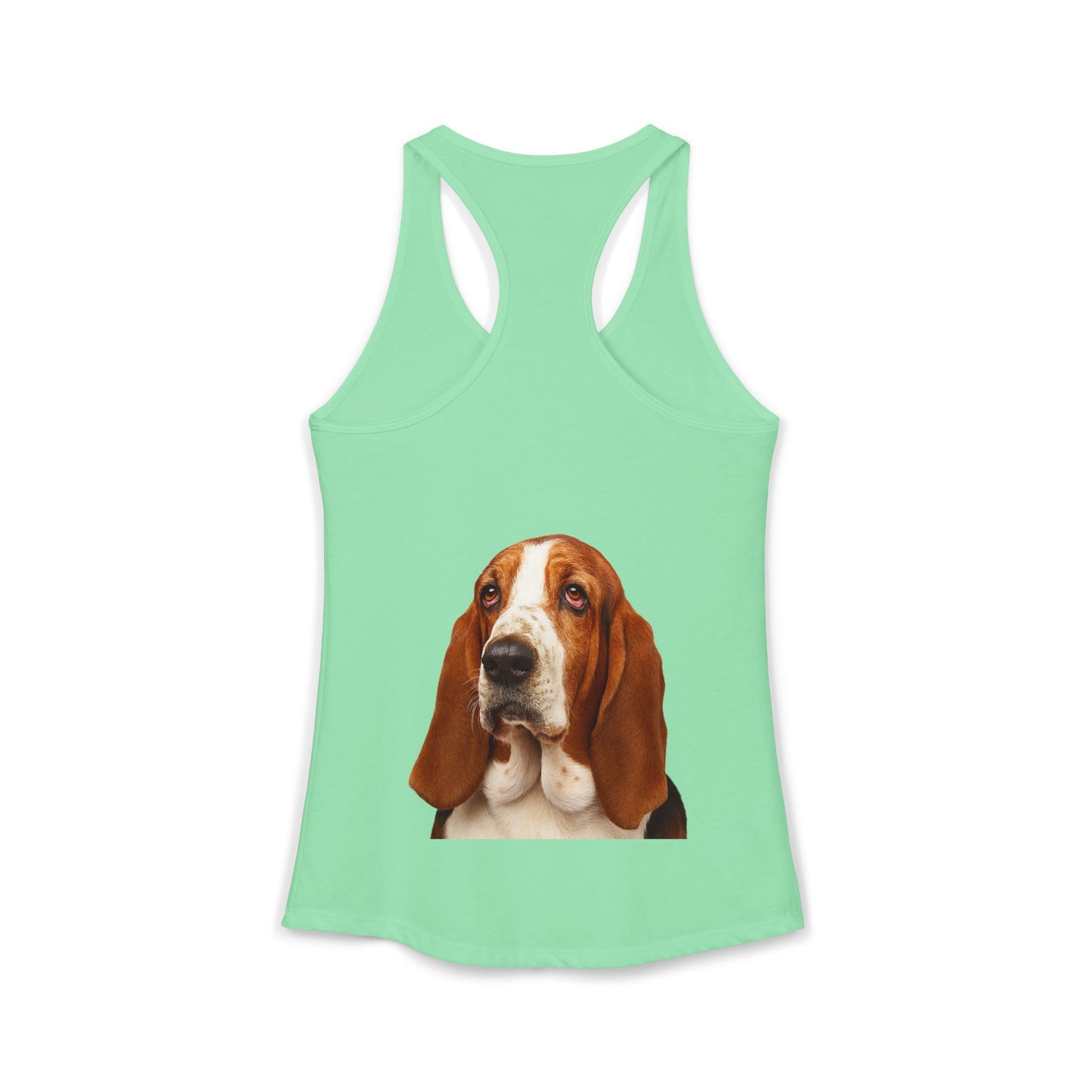 Basset Head Women's Racerback Tank