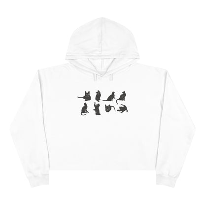 Cats Women's Crop Hoodie