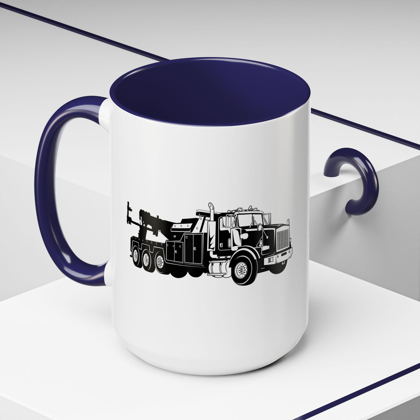 Heavy Tow Truck 2-Tone Coffee Mug